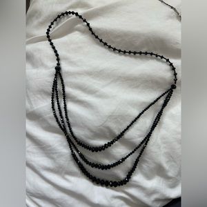 Black Beaded Neckalace